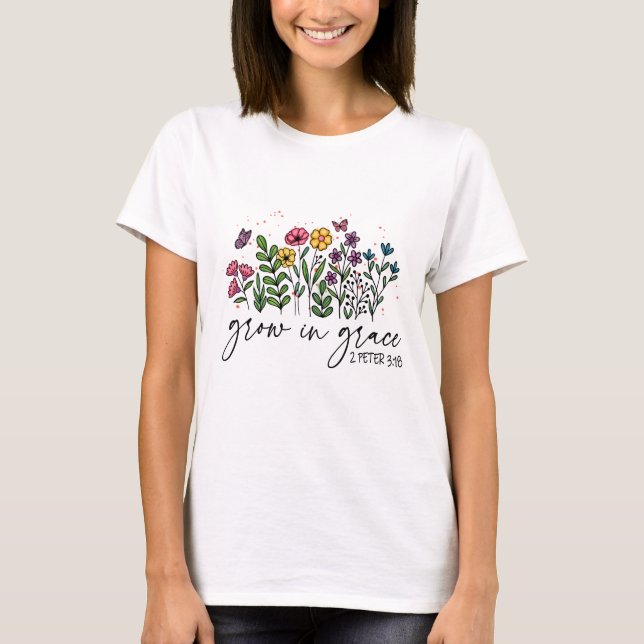 Grow in Grace T-Shirt (Front)