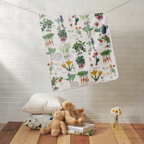 Grow in the garden ベビー ブランケット baby blanket