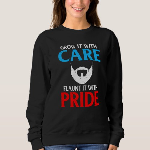 Grow It With Care Flaunt It With Pride Viking Bear Sweatshirt