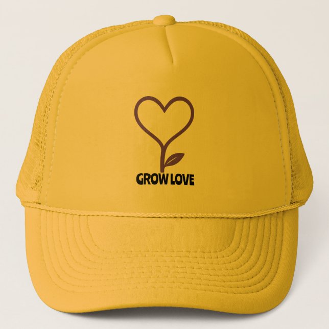 GROW LOVE  TRUCKER HAT (Front)