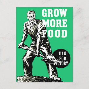 Grow More Food Postcard