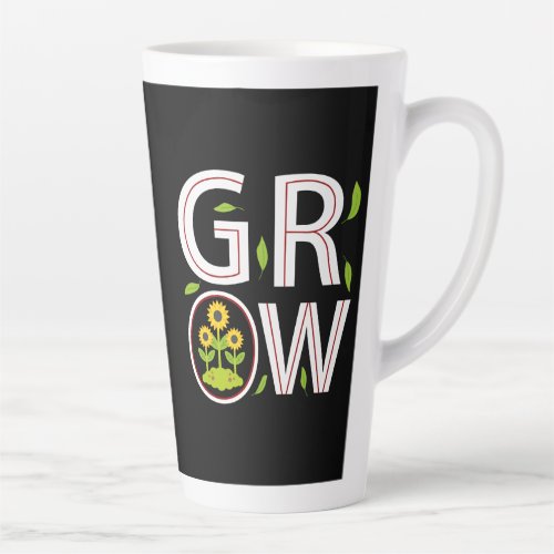 grow more trees latte mug