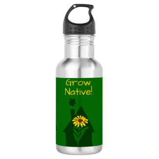 Grow Native! Stainless Steel Water Bottle
