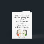 Grow Old Together Funny Friends of Spouse Birthday Card<br><div class="desc">From silly jokes to serious romantic statements, MiKa Art Zazzle shop has something for everyone. Canadiana, Japanese gifts, jewelry, cases for electronic devices, fun buttons, mug cups, ornaments, cards and posters….. Please take some time and look around. You may even find something you didn't know you wanted! I’m curious about...</div>