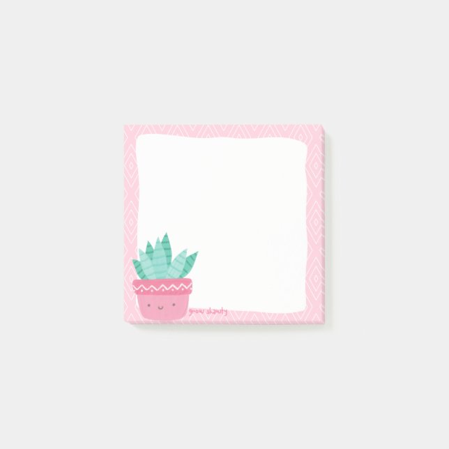 Grow Shawty Cute Aesthetic Plant Notes (Front)