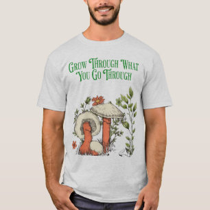 Grow Through What You Go Through – Inspirational Q T-Shirt