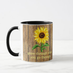 Grow Through What You Go Through Motivational Mug