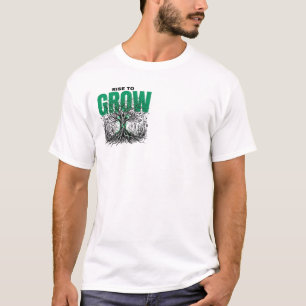 GROW Tree Of Life   Nature Graphic    Spiritual  T-Shirt
