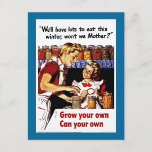 Grow Your Own - Can Your Own Postcard