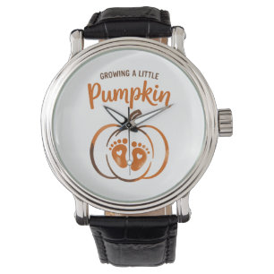 Growing a Little Pumpkin Funny Fall Watch