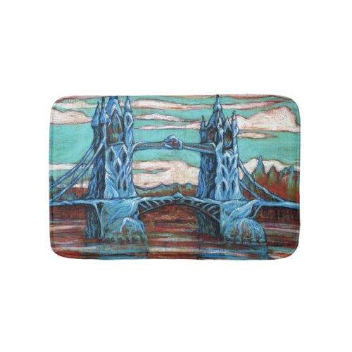 Growing Bridge in a fantasy city  Bath Mat