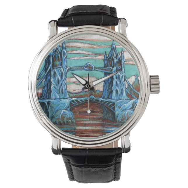 Growing Bridge in a fantasy city Watch (Front)