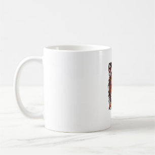 Growing Fangs Vampire Pumpkin Ghost Bats Skulls Coffee Mug