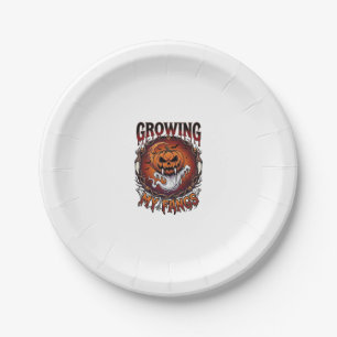 Growing Fangs Vampire Pumpkin Ghost Bats Skulls Paper Plates