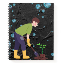 Growing Future: Child Planting a Tree