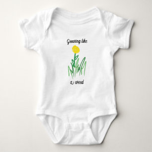 Growing like a weed baby bodysuit