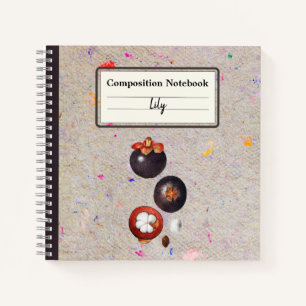 Growing Mangosteen Personalized Composition Notebook