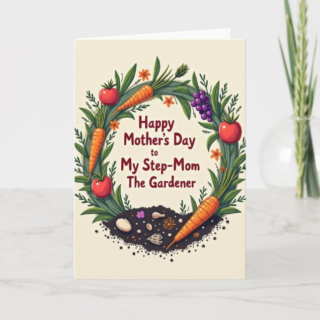 Growing Mothers Day Seeds Card (Front)
