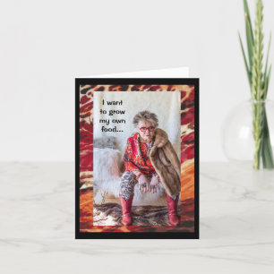 Growing My Own Food Card