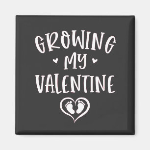 Growing My Valentine Pregnancy Mom To Be Magnet