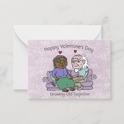 Growing Old Together Note Card