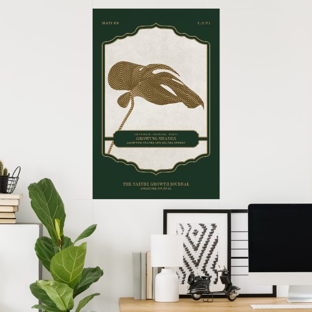 GROWING SHADES - MATURE DESIGN JOURNAL POSTER (Home Office)