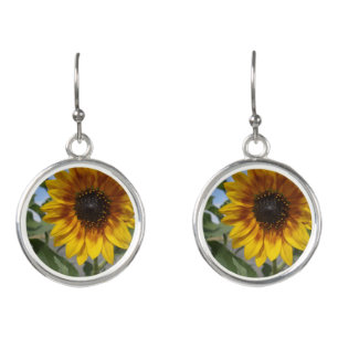 Growing Sunflower Beauty, Earrings