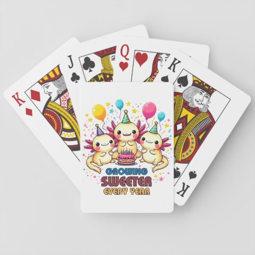Growing Sweeter with Every Year  Playing Cards