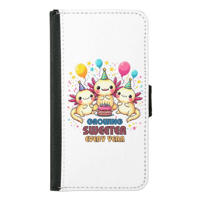 Growing Sweeter with Every Year  Samsung Galaxy Wallet Case (Front)