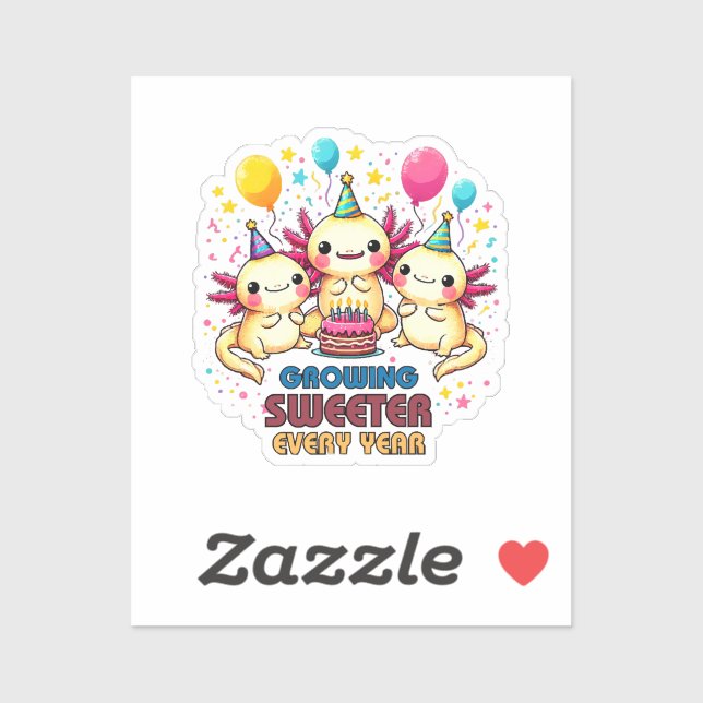 Growing Sweeter with Every Year  Sticker (Sheet)