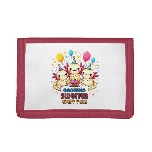 Growing Sweeter with Every Year  Trifold Wallet