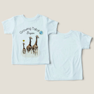 Growing Tall Safari Sweetheart Toddler T-shirt