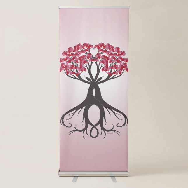 Growing Together with Love Retractable Banner (Front)