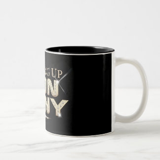 'Growing Up Don Tony' Mug! Two-Tone Coffee Mug