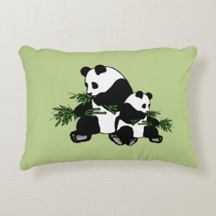 Growing Up Panda Accent Pillow