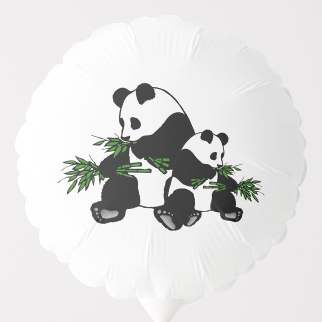 Growing Up Panda Balloon (Front)