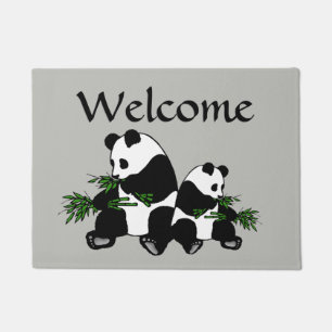 Growing Up Panda Doormat