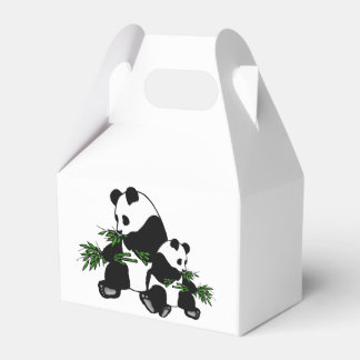 Growing Up Panda Favor Boxes