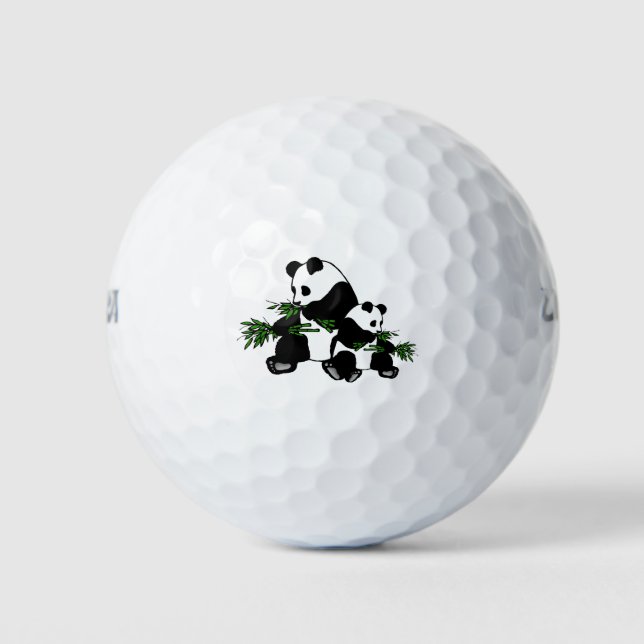 Growing Up Panda Golf Balls (Front)