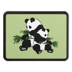 Growing Up Panda Hitch Cover