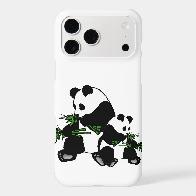 Growing Up Panda Iphone Case (Back)