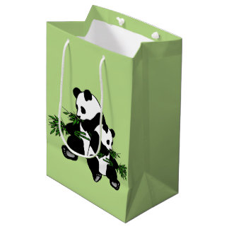 Growing Up Panda Medium Gift Bag