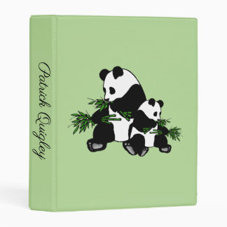 Growing Up Panda Mini Binder