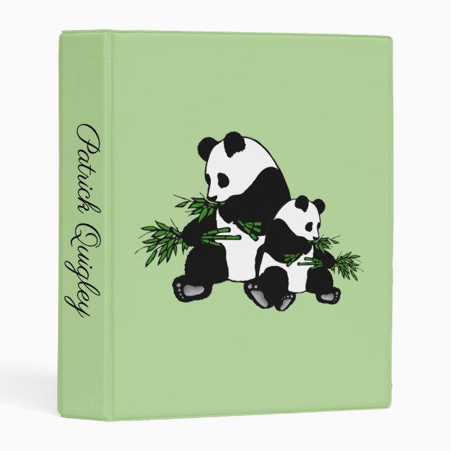 Growing Up Panda Mini Binder (Front/Spine)