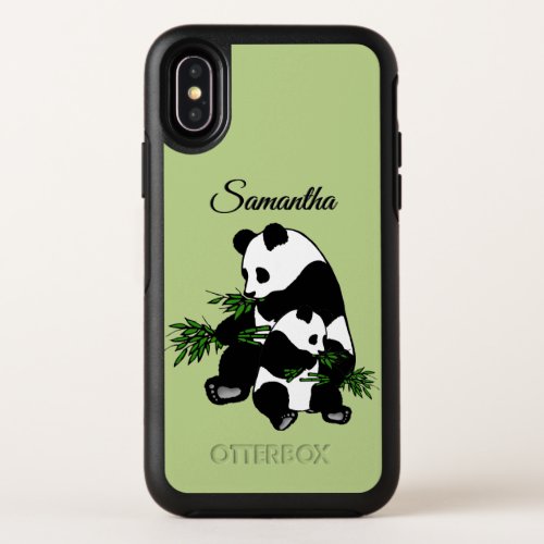 Growing Up Panda OtterBox Symmetry iPhone XS Case