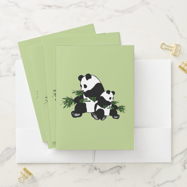 Growing Up Panda Pocket Folder (In Situ)
