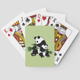 Growing Up Panda Poker Cards