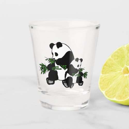 Growing Up Panda   Shot Glass