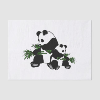 Growing Up Panda Tissue Paper