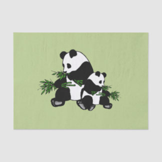 Growing Up Panda Tissue Paper